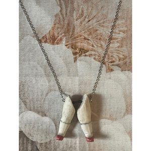 Antique Doll Legs Necklace